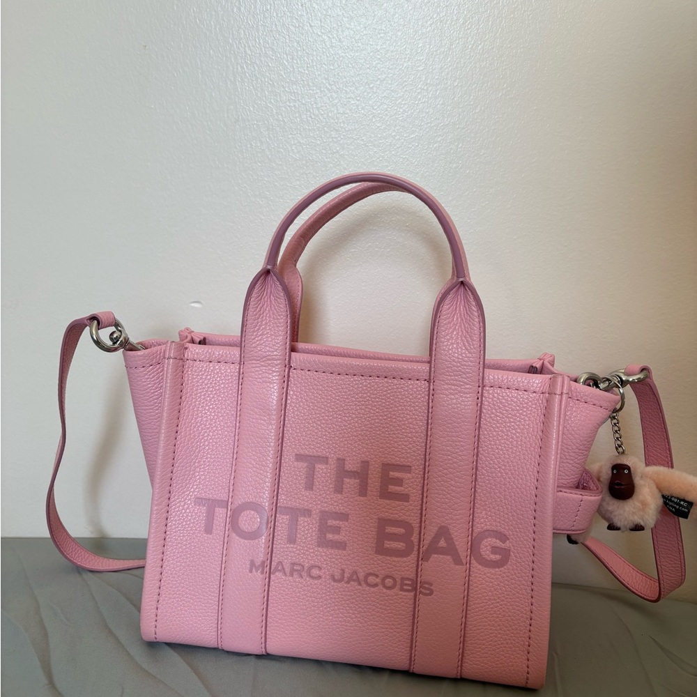 Marc Jacobs Pink Pebbled Leather The Tote Bag